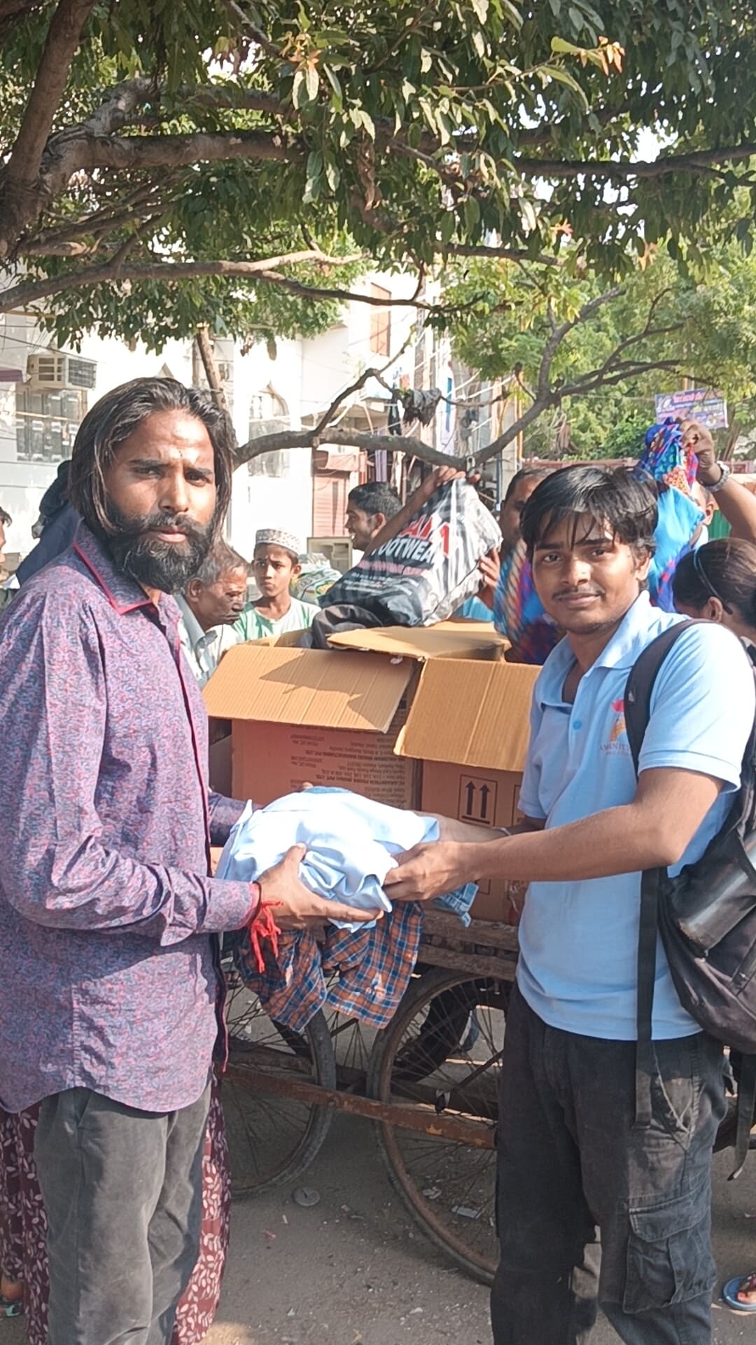 Donation Drive Interaction