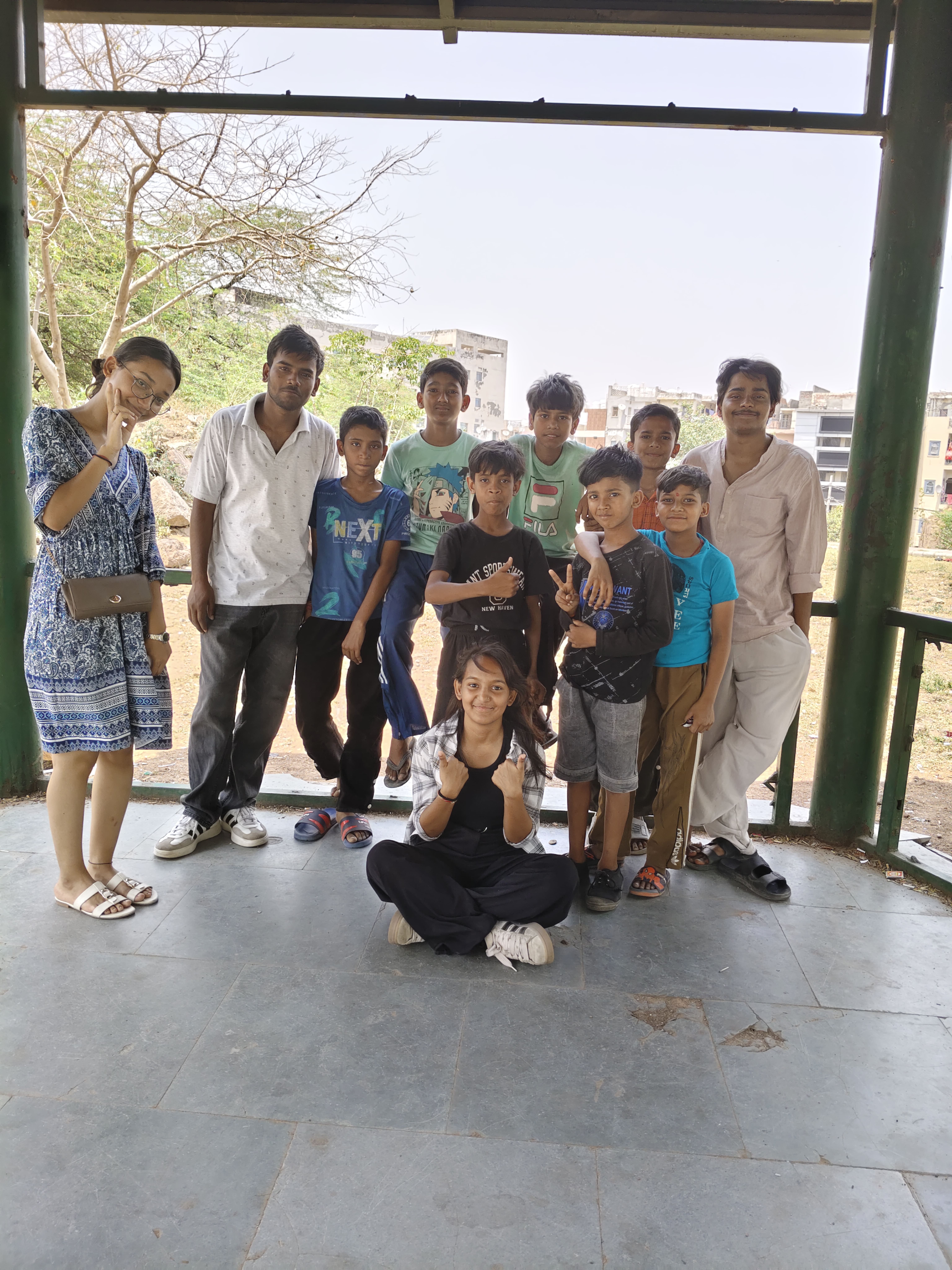 A mentorship session under Project Manthan